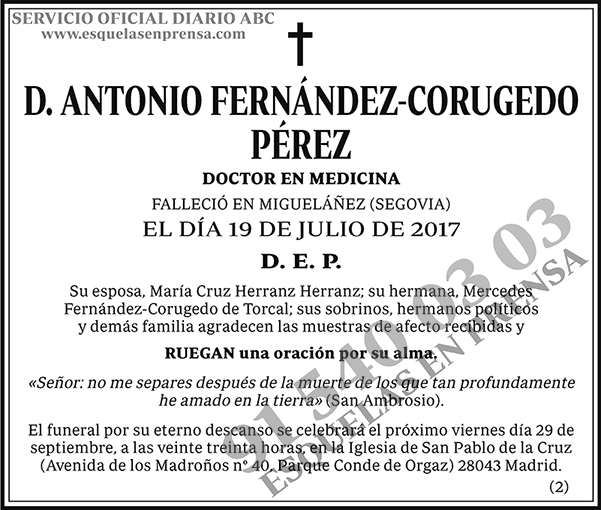 Antonio Fernández-Corugedo Pérez